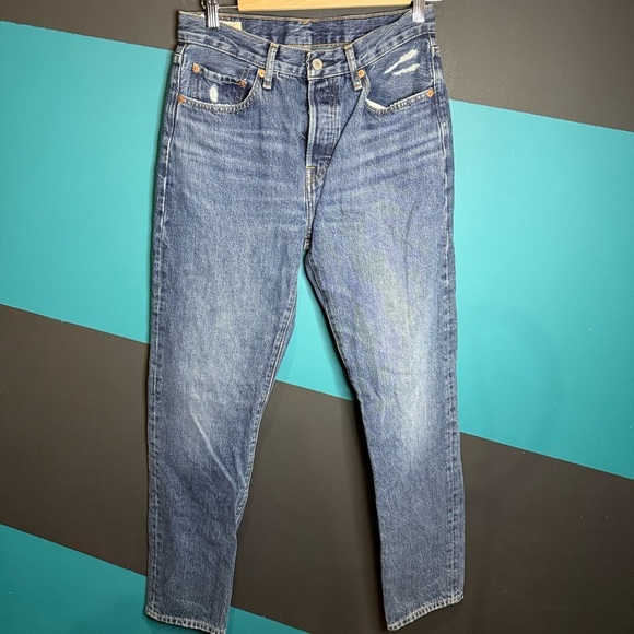 LEVI’S Premium High Rise 501 W27 L32 - Picture 4 of 12